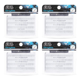 Ardell Regular Short Black lashes close-up showing natural look and light texture.
