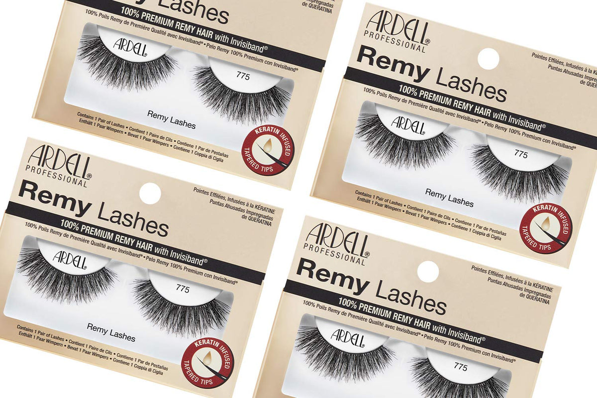 Ardell Remy Lashes 775 with Invisiband for seamless wear and natural volume
