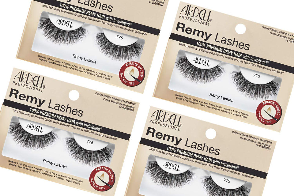 Ardell Remy Lashes 775 with Invisiband for seamless wear and natural volume
