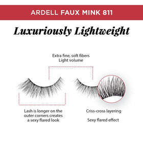 Reusable Ardell lashes stored in a compact case for travel