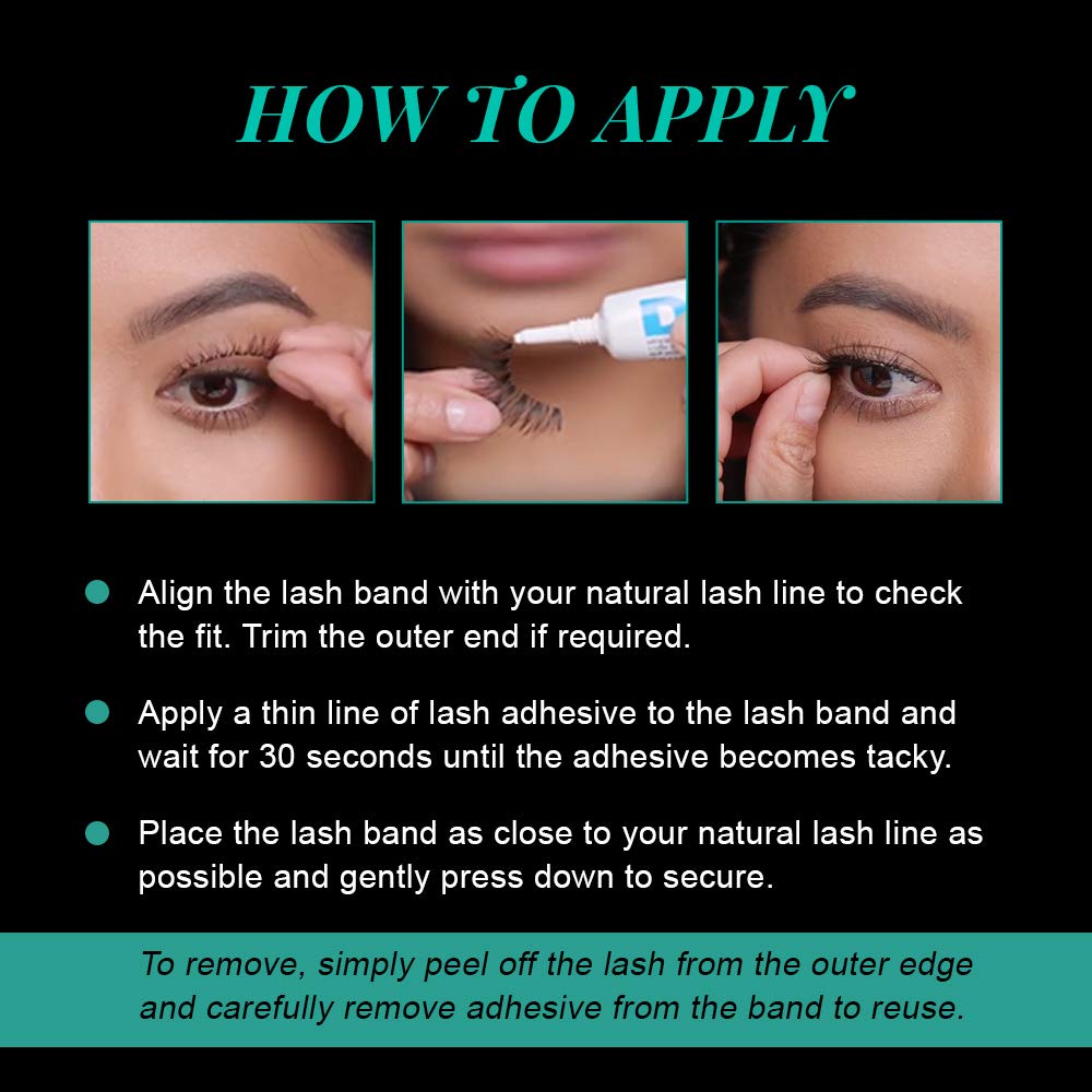 Ardell Reusable strip lashes 4-pack for multiple uses