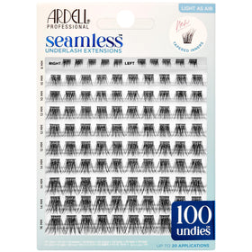 Ardell Seamless Underlash Extensions application demonstrates a seamless, natural lift.