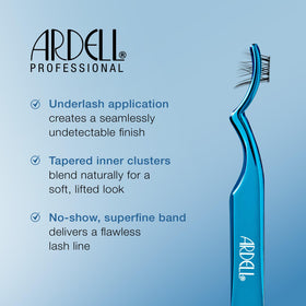 Ardell Seamless Underlash Extensions deliver a lightweight, barely-there finish that's easy to remove.