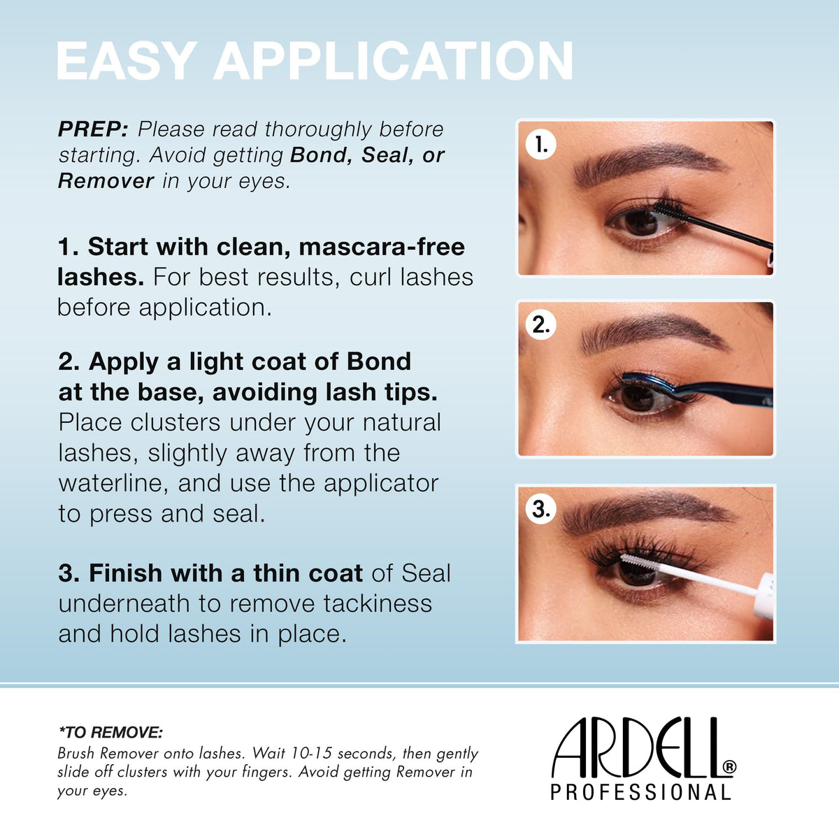 Ardell Seamless Underlash Extensions quick at-home application for DIY lash looks.
