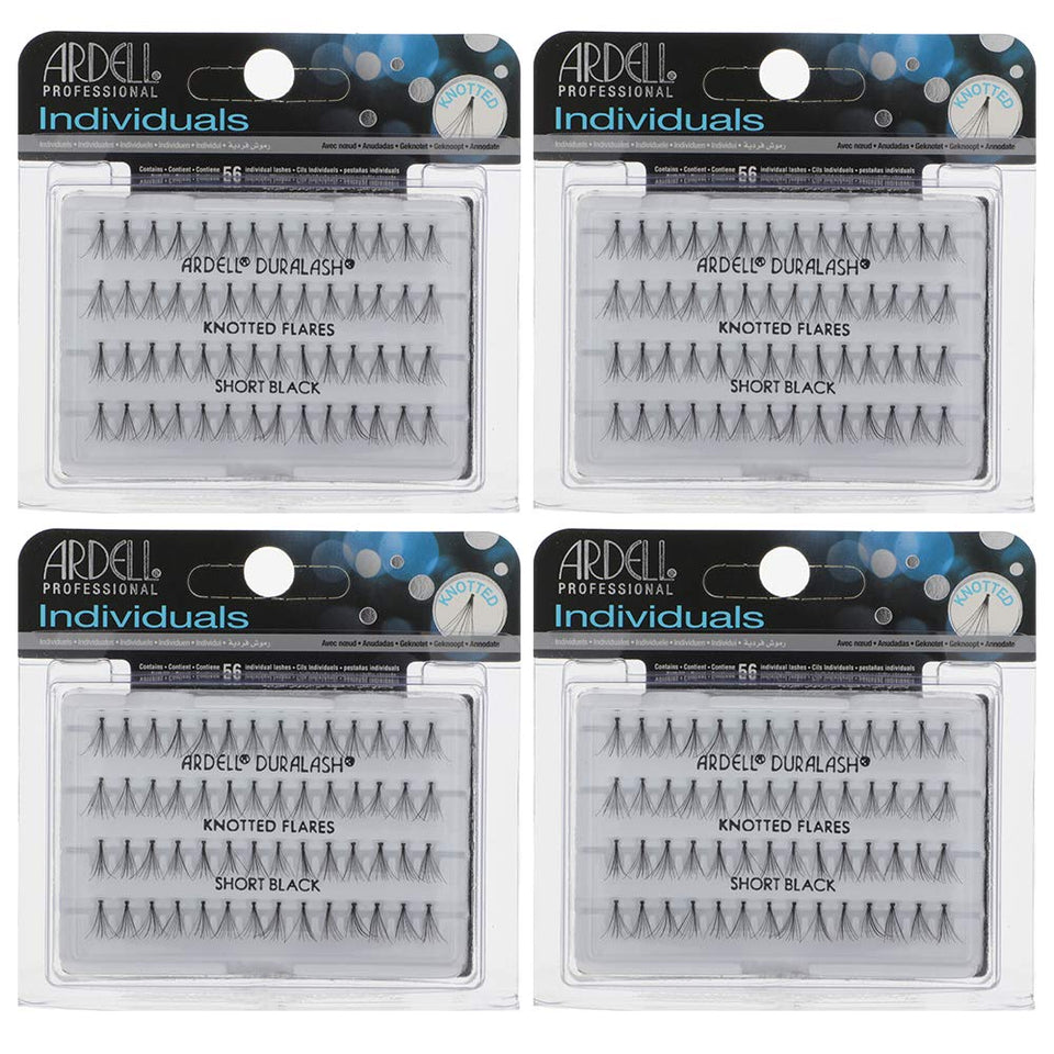 Ardell Short Black lash cluster close-up highlights natural look and lightweight feel
