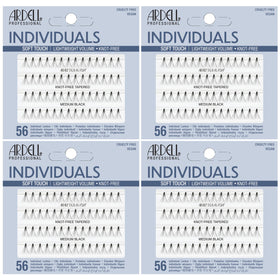 Ardell Soft Touch knot-free lash clusters for a natural blend.