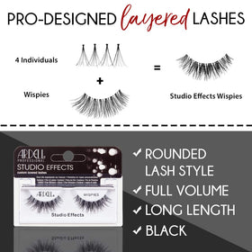 Ardell Studio Effects Wispies easy-use reusable-strip for multiple wear