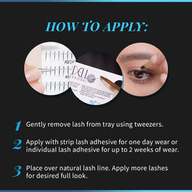 Ardell Waterproof lash individuals stay put through wear and humidity