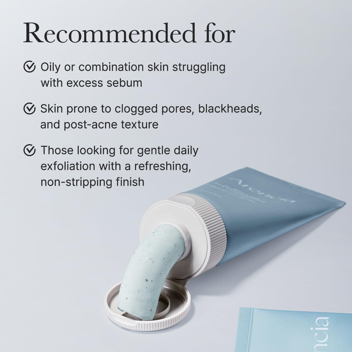 ARENCIA daily cleansing routine depiction suggests simple, effective everyday use.