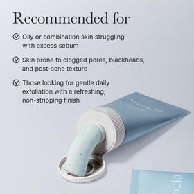 ARENCIA daily cleansing routine depiction suggests simple, effective everyday use.