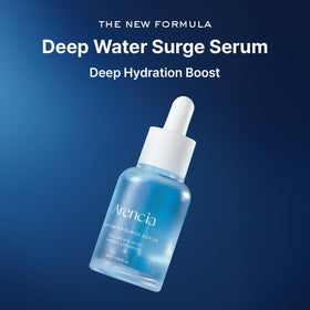 Arencia Deep Hydration Serum texture swatch shows silky, fast-absorbing finish.