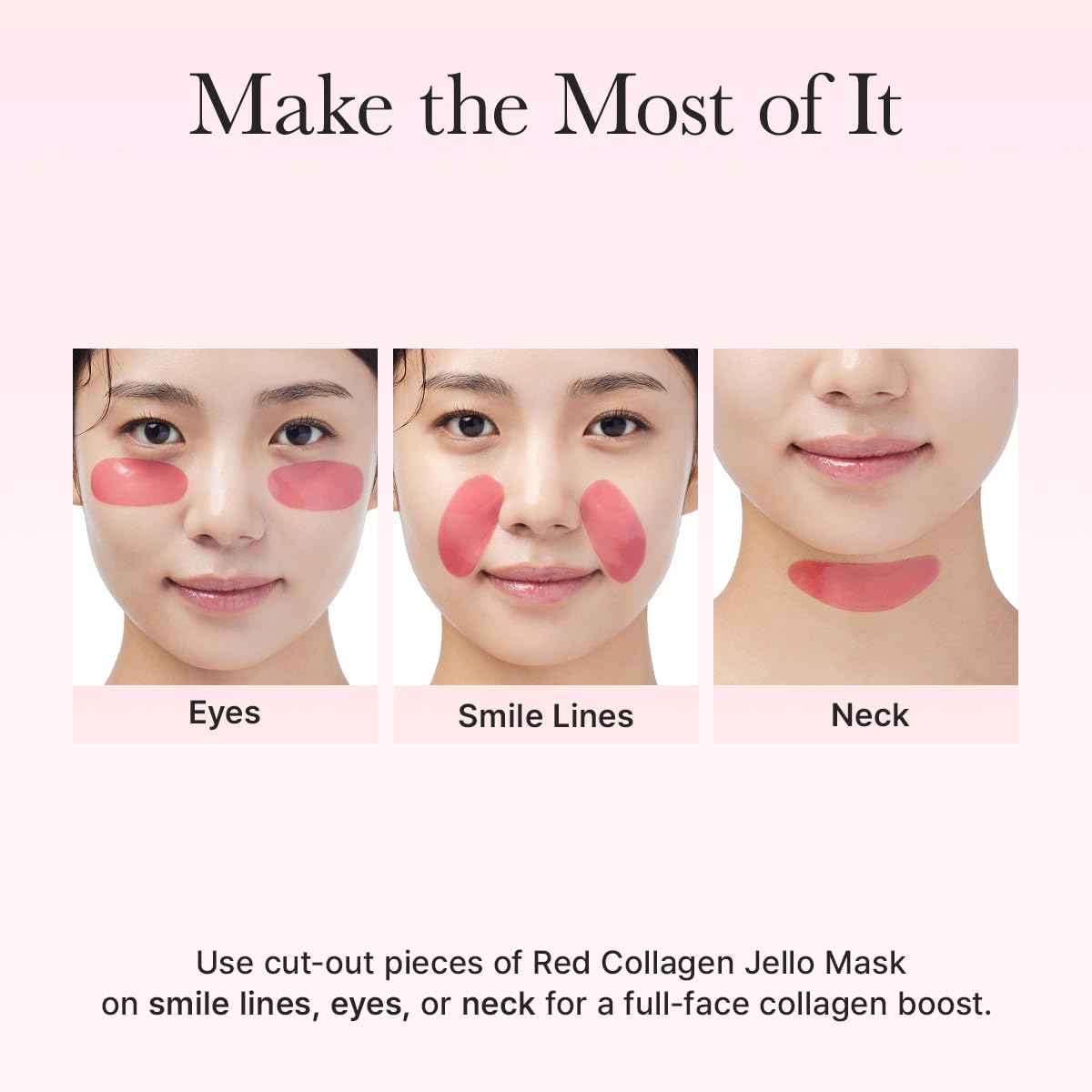 ARENCIA Red Collagen Jello Mask ingredients with peptides and niacinamide
