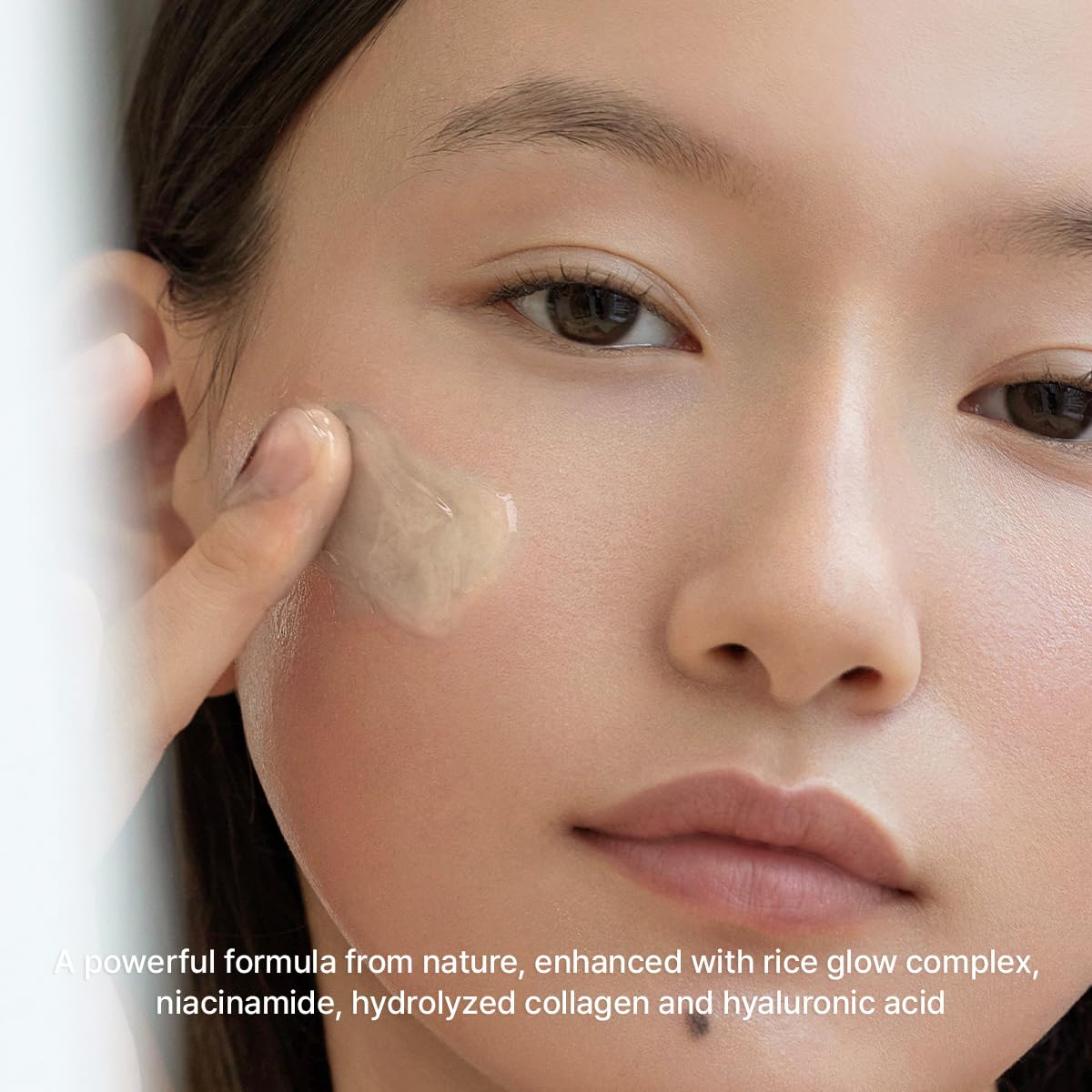 ARENCIA Rice Glow Complex ingredients highlight nourishing components for skin vitality