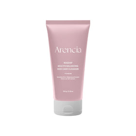 ARENCIA Rosehip Rice Cake Cleanser bottle pour for gentle cleansing
