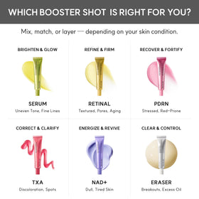 Arencia TXA Booster Shot Serum after-application glow and hydration.