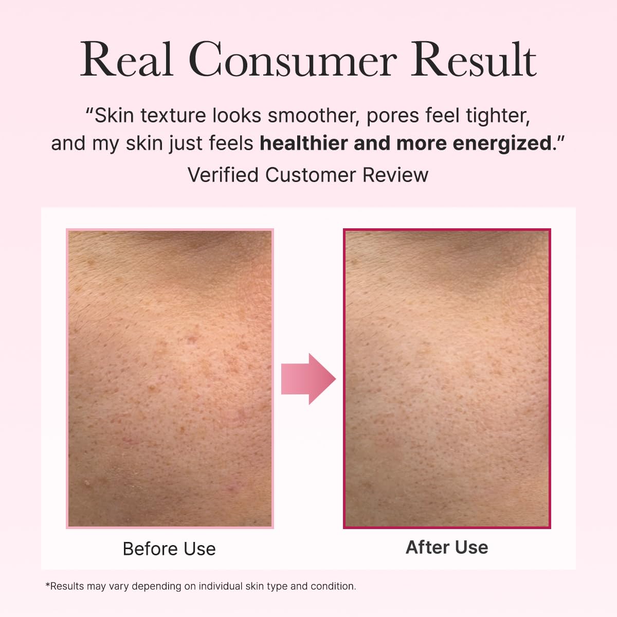 ARENCIA Glow finish on skin demonstrates dewy radiance.
