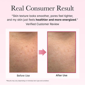 ARENCIA Glow finish on skin demonstrates dewy radiance.