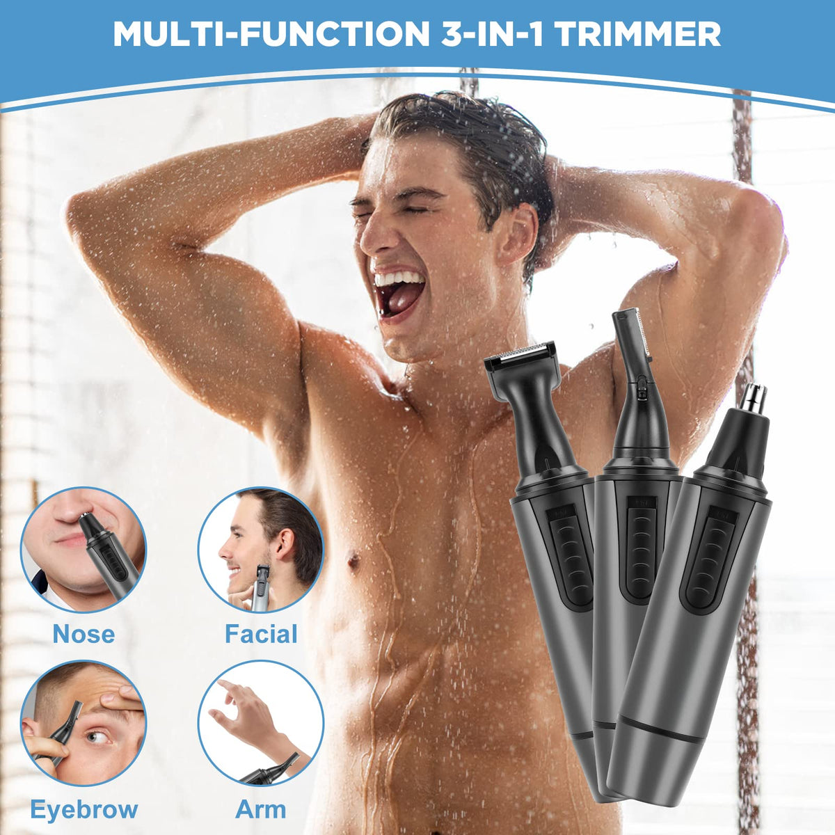 AREYZIN eyebrow trimmer shaping brows with clean lines
