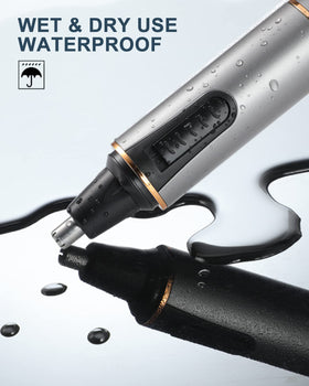 AREYZIN IPX7 waterproof trimmer for easy cleaning after use