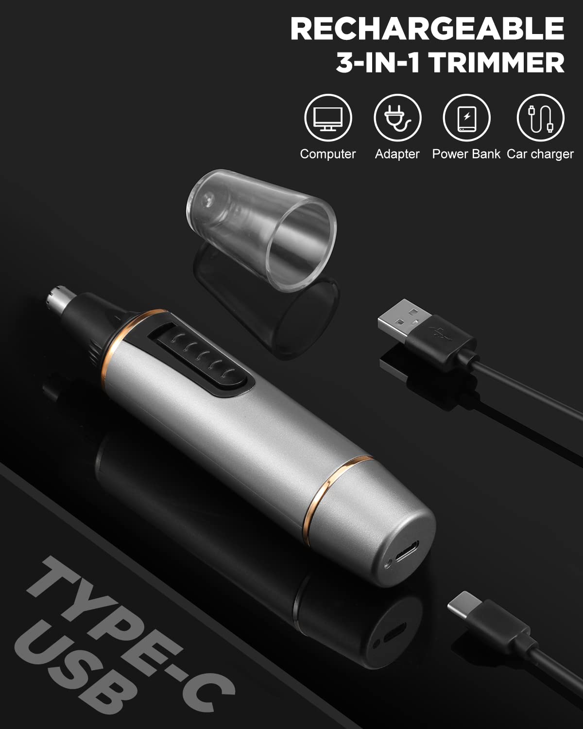 AREYZIN USB rechargeable design for on-the-go power