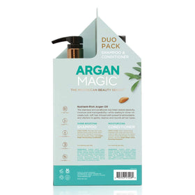 Argan Magic Argan Oil ingredient bottle highlighting antioxidant-rich care for hair