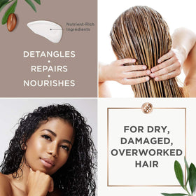 Argan Magic conditioner leaves silky, tangle-free hair after use.
