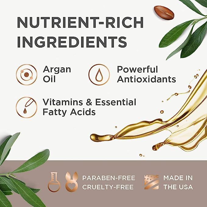Argan Magic Ingredients biotin argan oil close-up