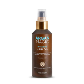 Ingredients highlight Argan Oil and antioxidants for hair health.