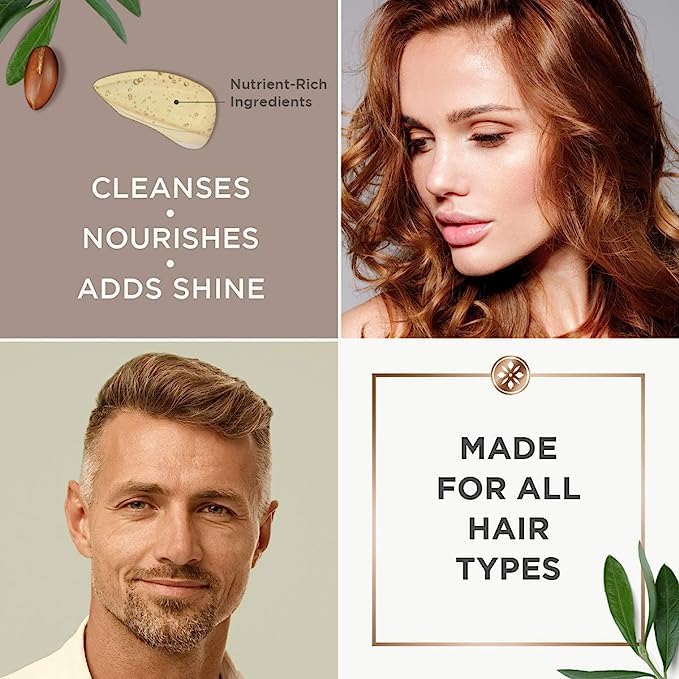 Argan Magic Moisturizing Conditioner bottle emphasizes deep moisture