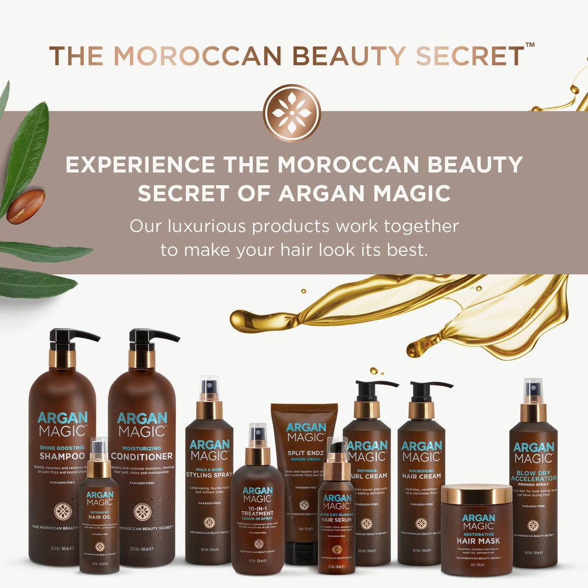 Argan Magic Nourishing Body Oil on skin provides a subtle glow.