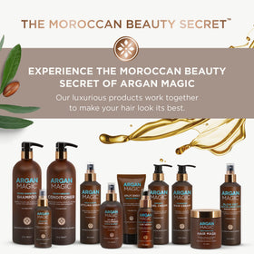 Argan Magic Nourishing Body Oil on skin provides a subtle glow.