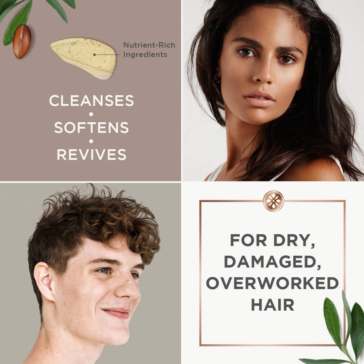 Argan Magic Ultra Nourishing Shampoo color-treated-safe formula for vibrant hair
