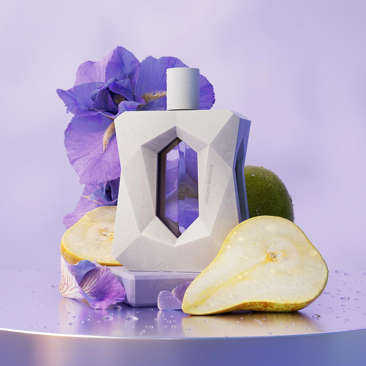 God Is a Woman mid notes orris and Turkish rose form an elegant floral heart.