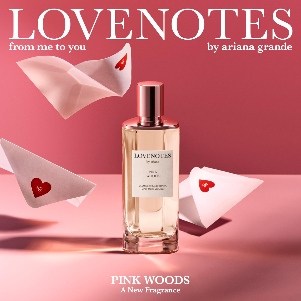 Ariana Grande LOVENOTES Pink Woods gift set, a thoughtful present option