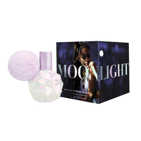 Ariana Grande Moonlight plush white Pom Pom adds playful detail.