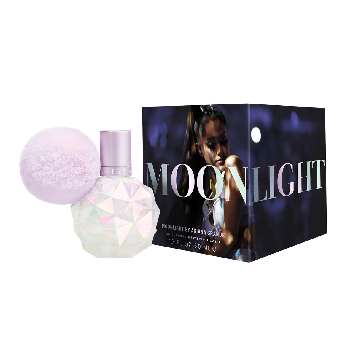 Moonlight by Ariana Grande Pom Pom detail adds playful luxury to the fragrance.