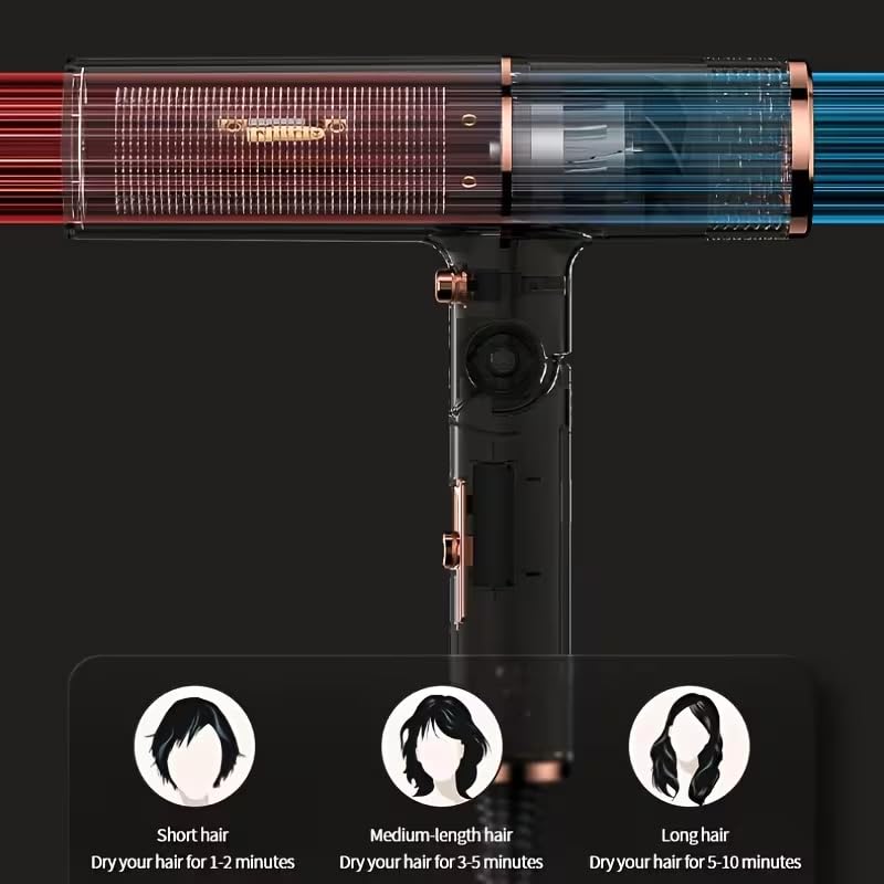 Ariie plasma ion dryer delivers fast drying with strong airflow for quick styling.