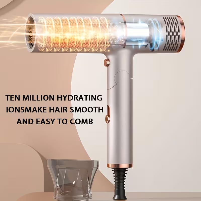 Ariie foldable travel hair dryer shown in compact, portable form for trips.