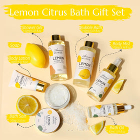 ArioseMonde lemon-scent shower gel ready for refreshing showers.
