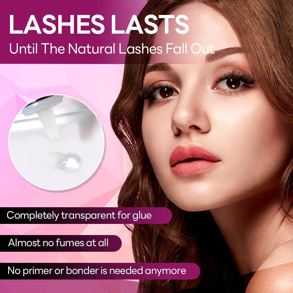 ARISON LASHES UV glue uses UV curing for fast adhesion.