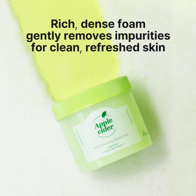 ariul bubble foam forms on damp skin for deeper yet gentle cleansing