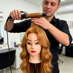 ARLEFENNI dark brown color option head for natural-look practice.