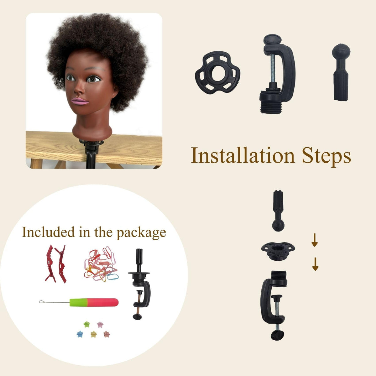 Training tool for students and pros to create diverse looks.