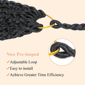 ARLFLF crochet needle and rings included, ready-to-use kit for quick styling.