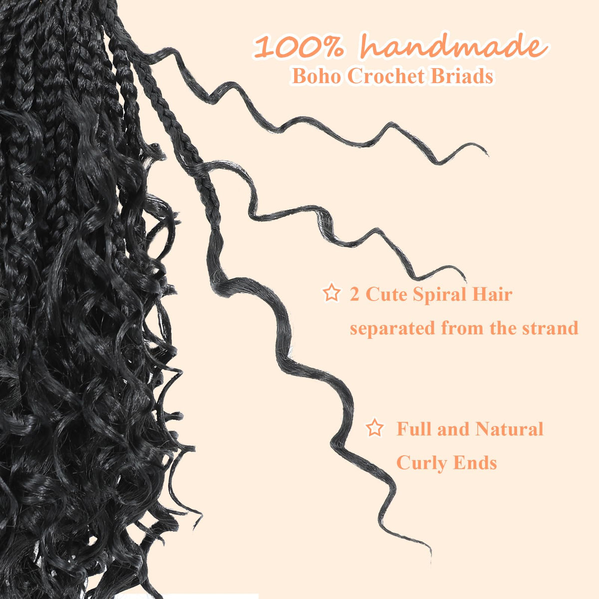 ARLFLF Lightweight, natural-looking box braids for day-long comfort.