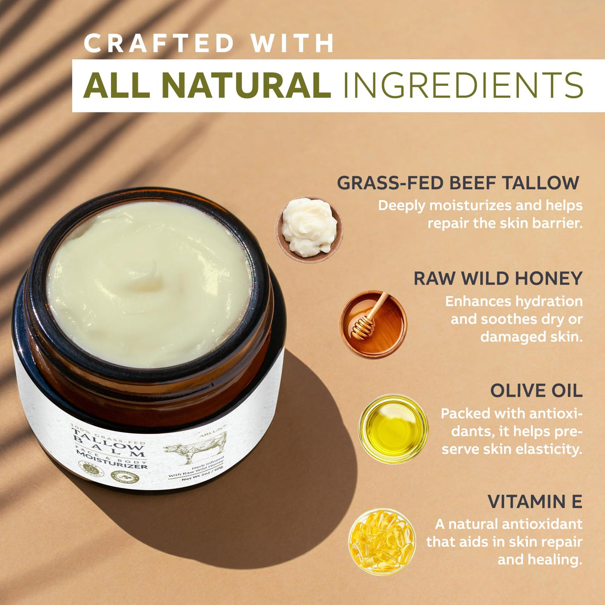 Arlun honey balm spread highlights nourishing blend for softer skin