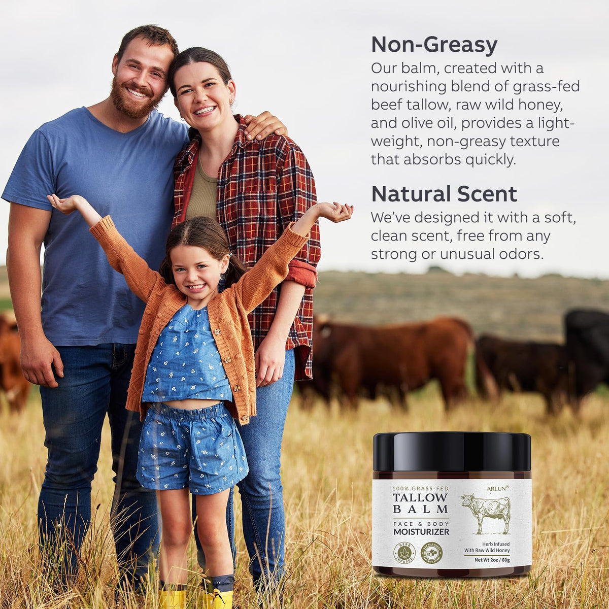Arlun organic grass-fed tallow label signals premium ethically sourced skincare