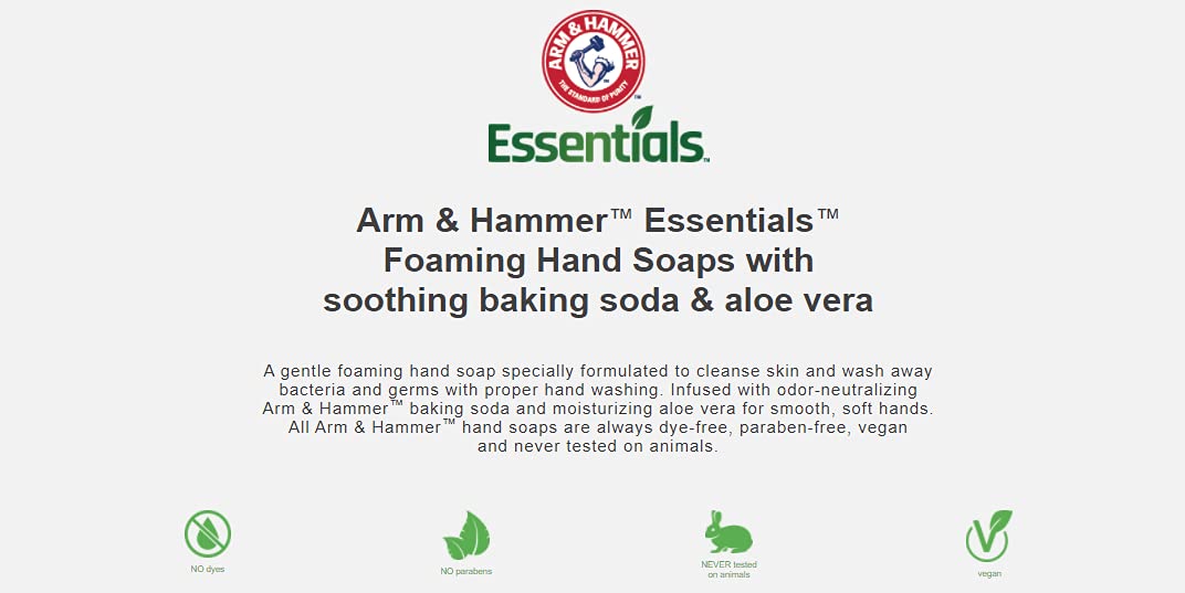 Pouring from refill bottle delivers a gentle foam for clean hands.