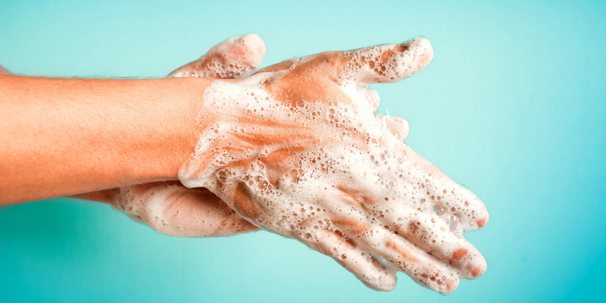 Soft, smooth hands after using Arm & Hammer Essentials lavender vanilla soap.