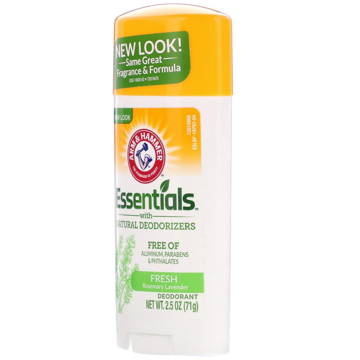Aluminum-free ARM & HAMMER Essentials Natural Deodorant Fresh for a clean routine.